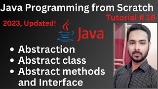 Tutorial 16: Abstraction in Java || Abstract class - Abstract methods and Interface in java Wealth