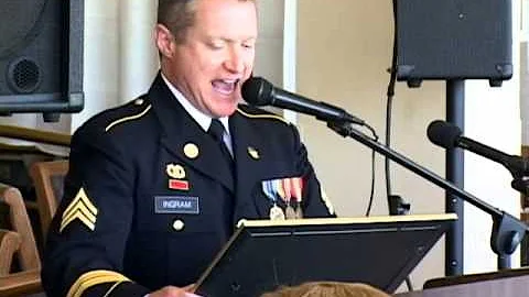 Danny Ingram DADT at veteran's luncheon