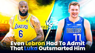 Even Lebron Had To Admit That Luka outsmarted Him | Triple Double Tv