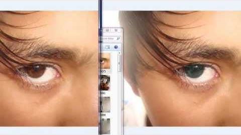 como cambiar el color de los ojos con photoshop cs6