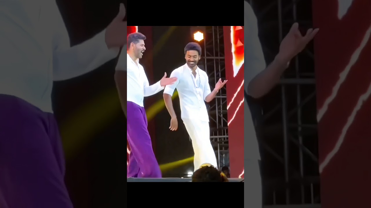 Dhanush Energetic⚡Dance On 🕺Mega Victory Mass Song 💥  