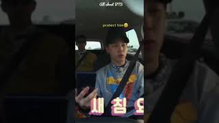 Jimin scolding GPS for showing wrong route🥺😂 He is so cute🥺🥺 #BTS #shorts #jimin