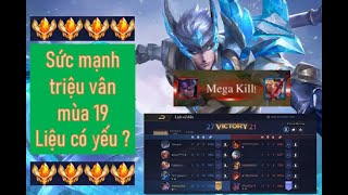 Liên quân Mobile | Sức mạnh Triệu Vân mùa 19 full đồ tank sẽ như thế nào?Rừng bạn Mega Kill vẫn thua