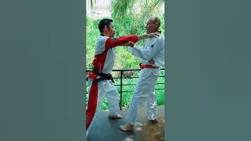 Shock the elbows and pressing block