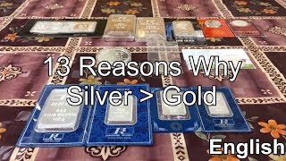 13 Reasons Why Silver Is Better Than Gold in English (2018)