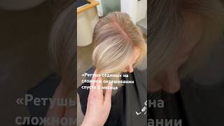 🎤Рассказываю про ретушь седины #ретушьседины #седина #интеграцияселины #тонированиеседины #спб