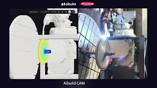 Printing a Complex #impeller with Fronius CMT Additive Pro + Aibuild CAM