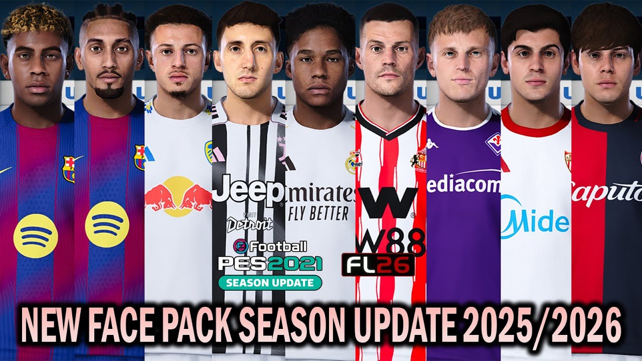 PES 2021 New Face Pack Season Update 2025/2026