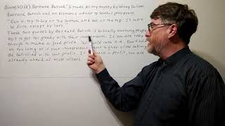 English Tutor Nick P Quotes (158) Bernard Baruch - I Made All My Money By Selling Too Soon