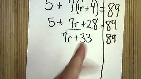 Solution (part 2) - Solving Multi-Step Equations with Distributive Property