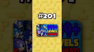 Number 201 - Ranking ALL 999+ Sonic Levels from Worst to Best #sonicthehedgehog