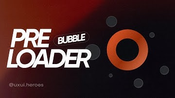 Bubble preloader animation in figma | Figma tutorial | Figma animation
