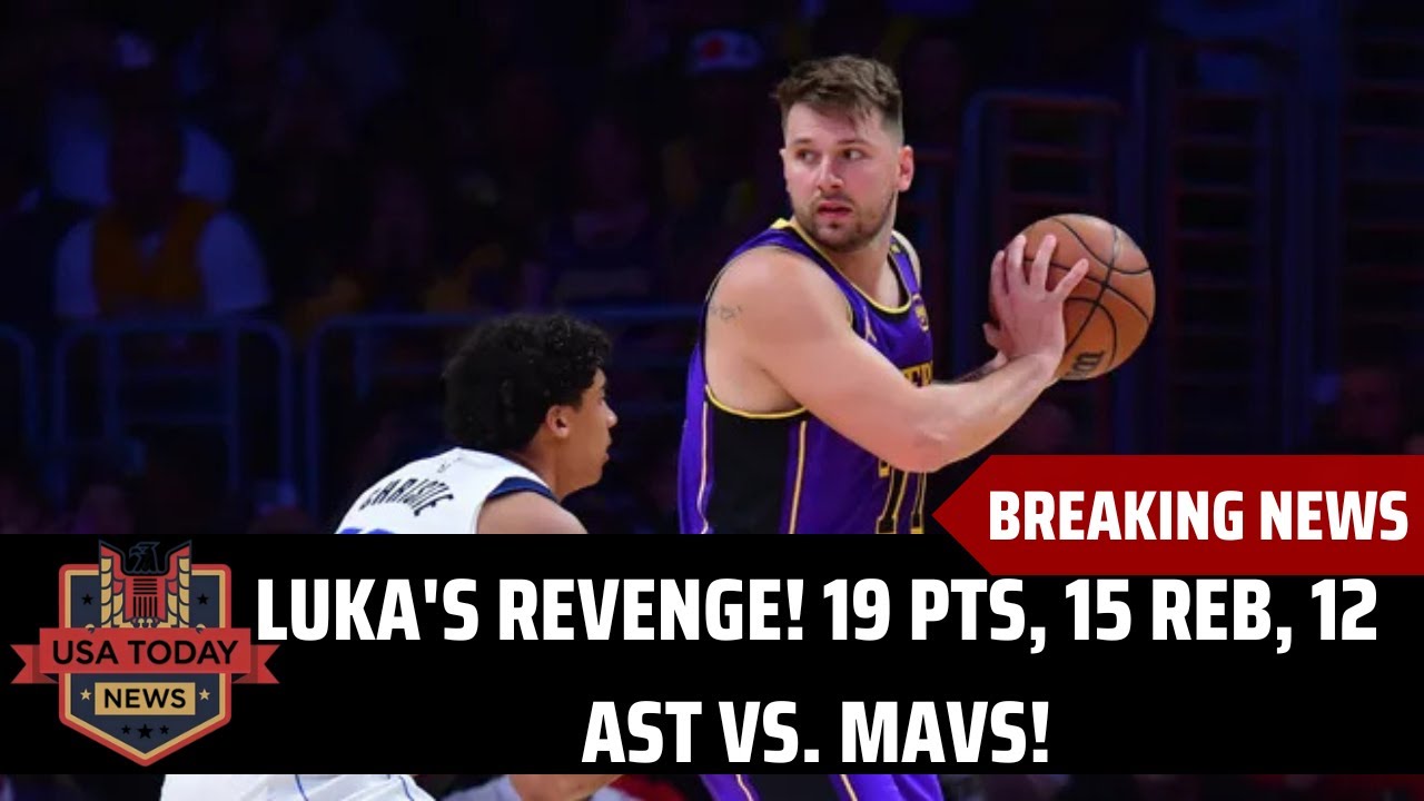 Luka Doncic’s FIRST Triple-Double with Lakers vs. Mavericks! 🔥 । USA ...