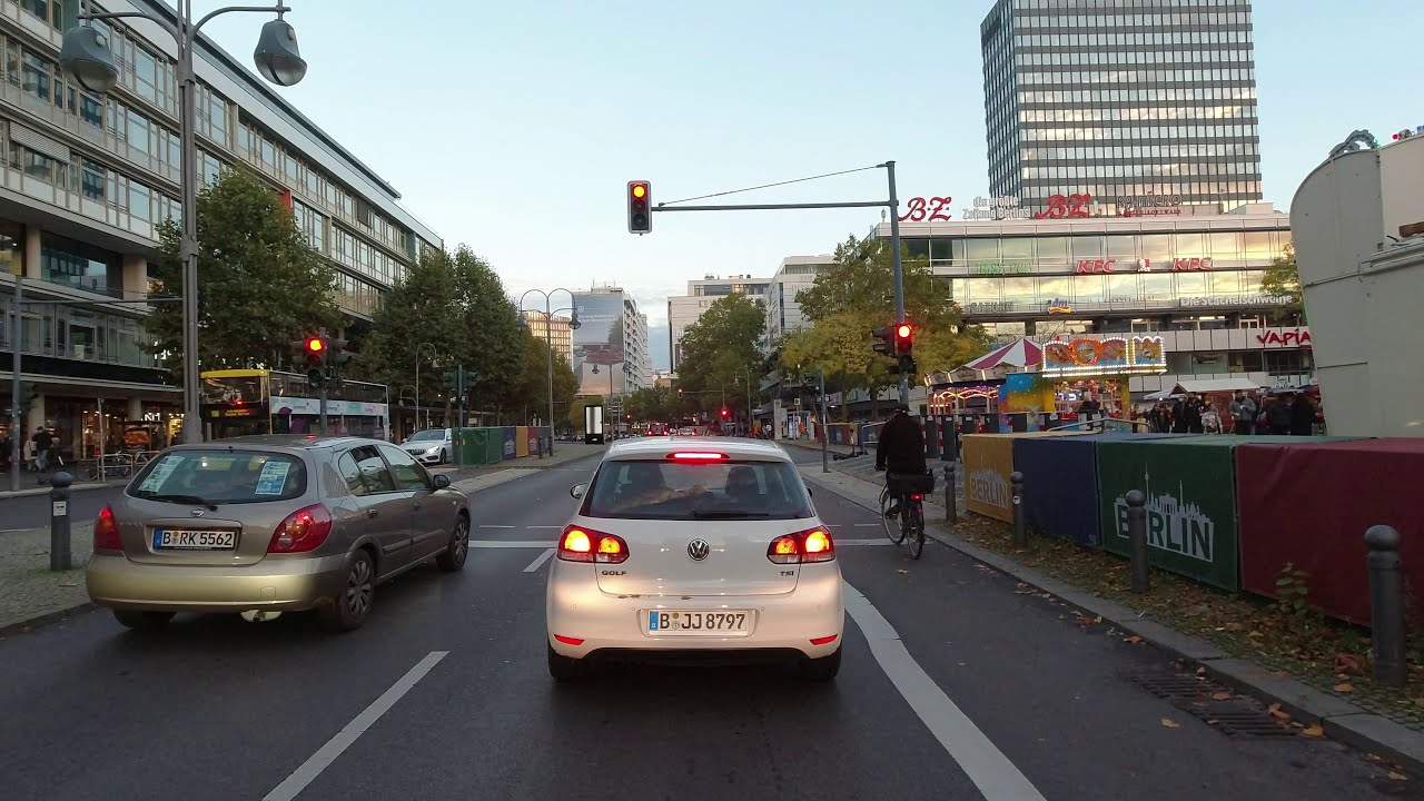 Berlin-Charlottenburg durch Wilmersdorf über die Autobahn nach Neukölln/Britz