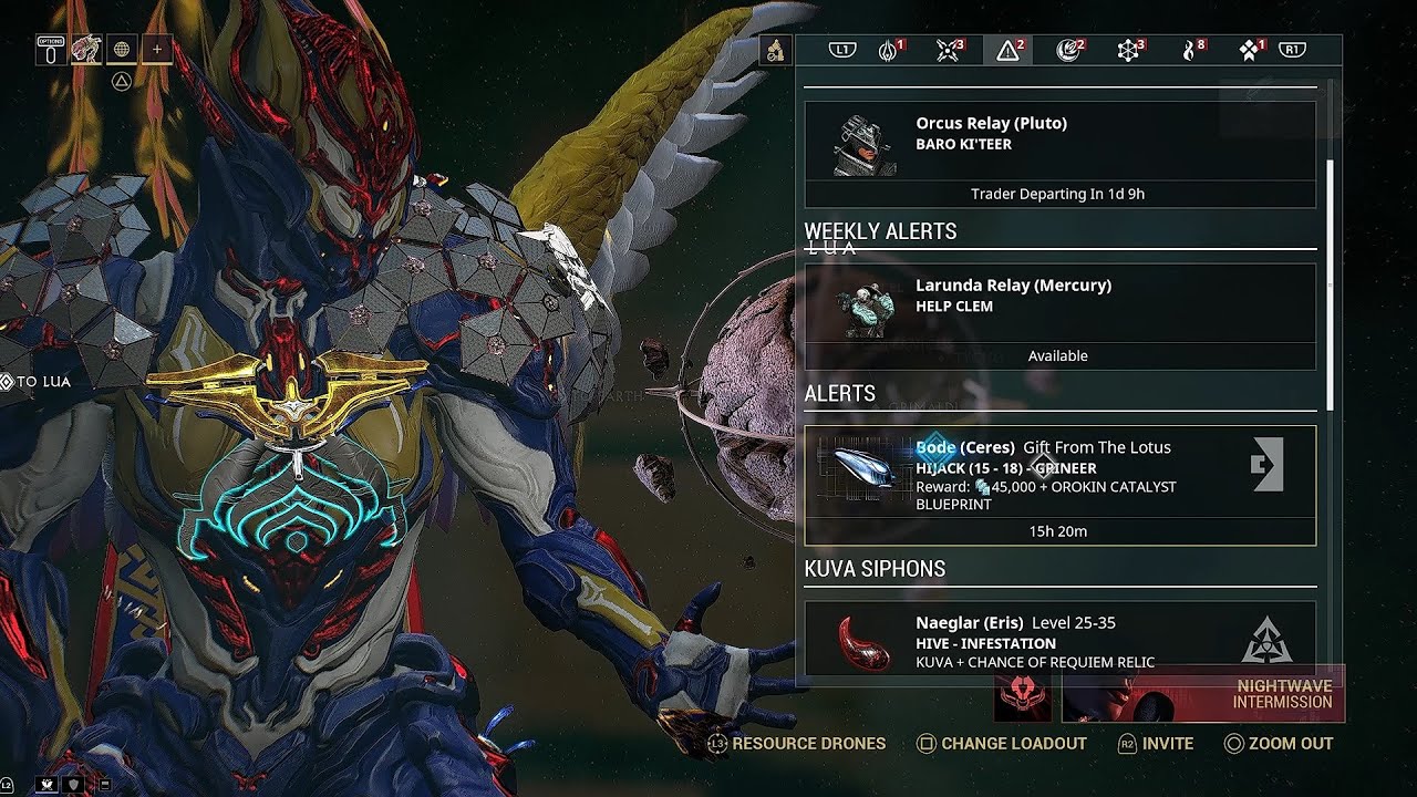 Warframe Gift From The Lotus Orokin Catalyst Blueprint 02 26 2021