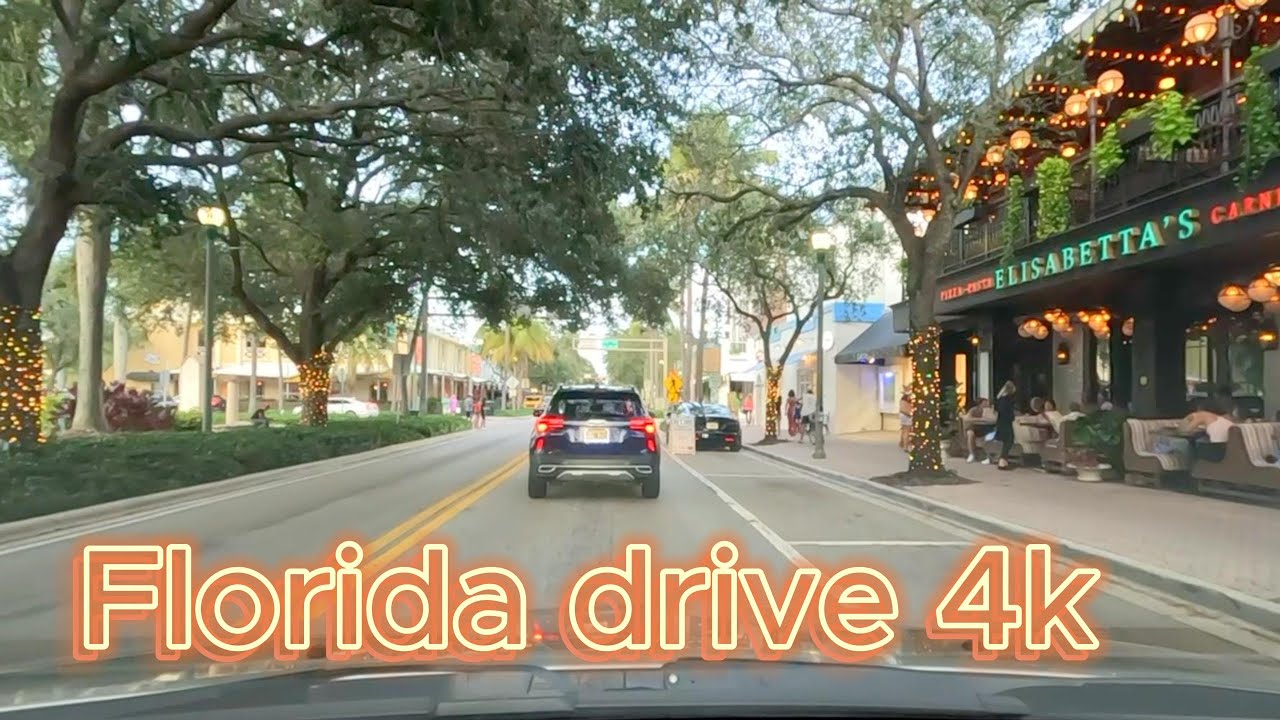 Boca Raton To West Palm Beach 4k - YouTube
