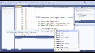 C# DataSet