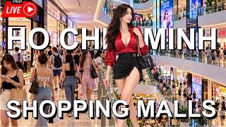 SAIGON SHOPPING MALLS 🇻🇳 LIVE | Modern Vietnam Lifestyle & City Walk 4K