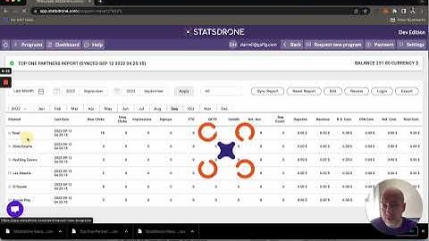 CSV Export your affiliate data with StatsDrone