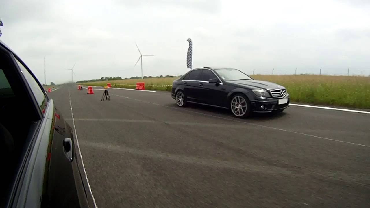BMW 335D E92 400+ JS PERFORMANCE VS C63 AMG 500+ Clastres 12/06/2016