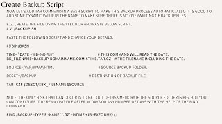 How to create Automated Backup for website files with shell script | Cloudminister