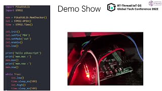 PikaScript, An Ultra-lightweight Python Engine Under RT-Thread