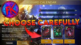 Reward Calendar Which Relic Is The Best To Vote? Raid Shadow Legends