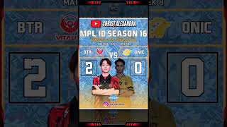 Hasil Pertandingan Terakhir Hari Ini, GGWP BTR! #mplindonesia #mplids16 #mpl #mplid