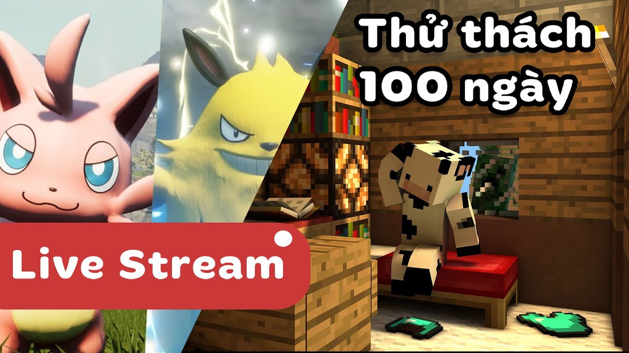 Bắt Nole Palworld! Rồi Còn Xử Lý Đám Cháy Trong Minecraft - Live 27 | Thử Thách 100 Ngày Live Stream