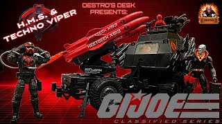 G.I. Joe Classified Cobra Hiss Techno Viper & H.M.S. Missile System Unboxing and Review