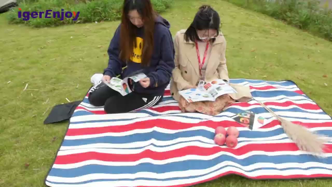 Large Oversized, Water Resistant Picnic Blanket Rug Outdoor Camping Mat Beach Mat For Travel