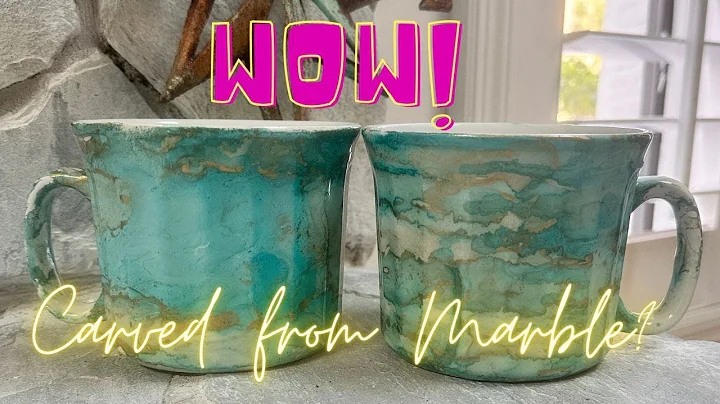 New Waterfall Alcohol Ink Method for Dollar Tree Mugs and Glasses? So Easy to Create a Marbled Look!