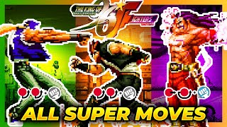 ALL SUPER MOVES TUTORIAL  The King of Fighters '96 Anniversary Edition (KOF96AE) (Hack)