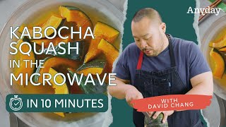 David Chang Makes Dashi-Braised Kabocha Squash in the Microwave