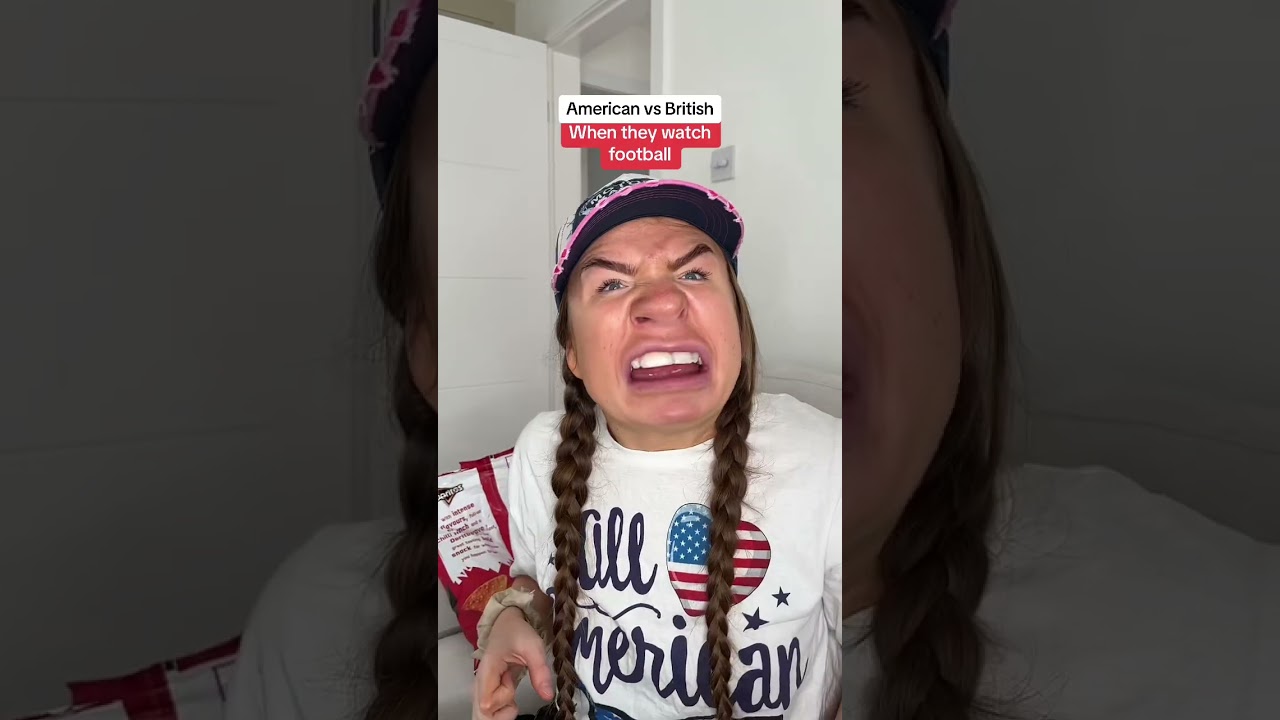 American vs British when they watch football 😂