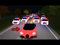 10 Cops VS Fast Bugatti Owner! The Cops GOT MAD!!! (Roblox)