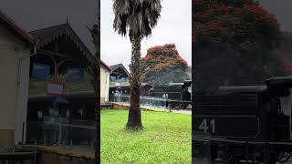 Trem na estação de Tiradentes - MG - #EFOM