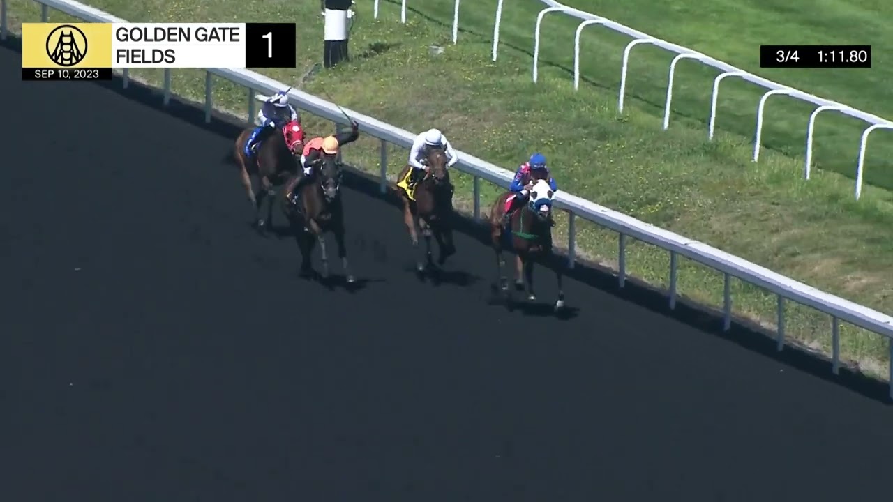 Beachgrass Wins Race 1 on September 10, 2023 at Golden Gate Fields