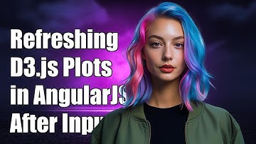 Refreshing D3.js Plots in AngularJS After Input Parameter Submission
