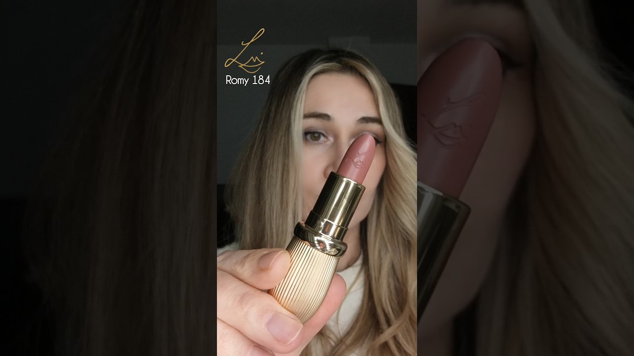 LISA ELDRIDGE MAKEUP ROUGE EXPERIENCE LIPSTICK  ROMY Swatch+try on