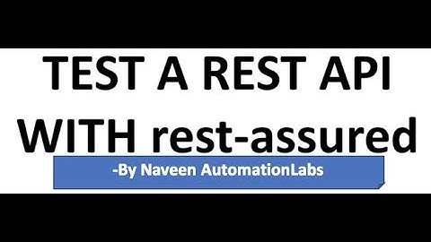 API Automation using Rest Assured - BDD Framework