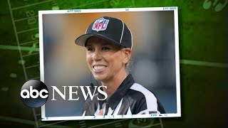 Sarah Thomas set to become the 1st woman to officiate an NFL playoff game