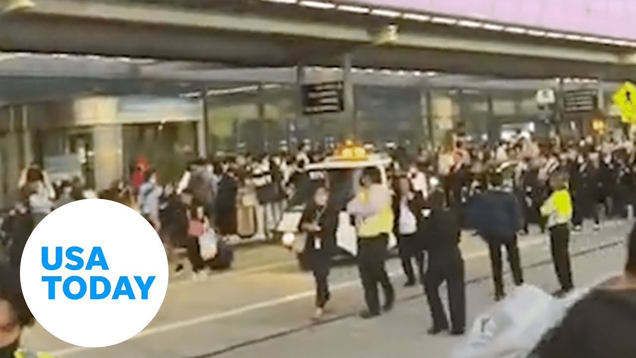 San Francisco International Airport evacuated after bomb threat USA TODAY YouTube