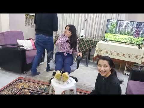 مين اقوى بهل تحدي دغدغة وفك لزاق لافا وقعت من الكرسي 