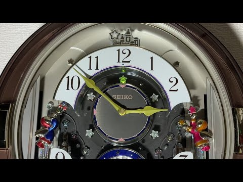 SEIKO からくり時計 RE549G 廃盤品　希少 SEIKO FANTASIA RE549G からくり時計 - YouTube