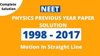 neet physics previous year question with solution | kinematics | part-4 | in hindi screenshot 2