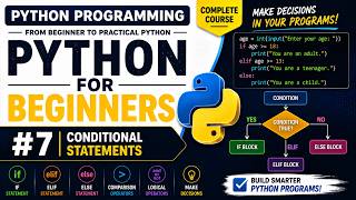 Python Tutorial for Beginners #7 | Conditional Statements
