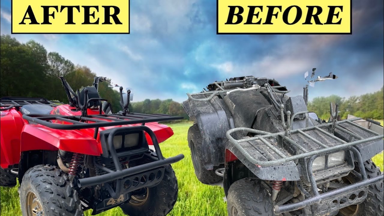 Превращаем 500$ в 3000$ | Реставрация Yamaha Big Bear 350!