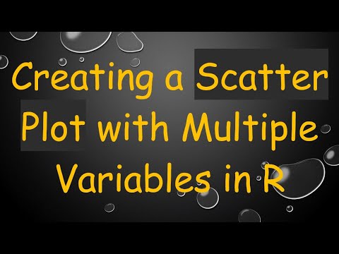 Creating a Scatter Plot with Multiple Variables in R