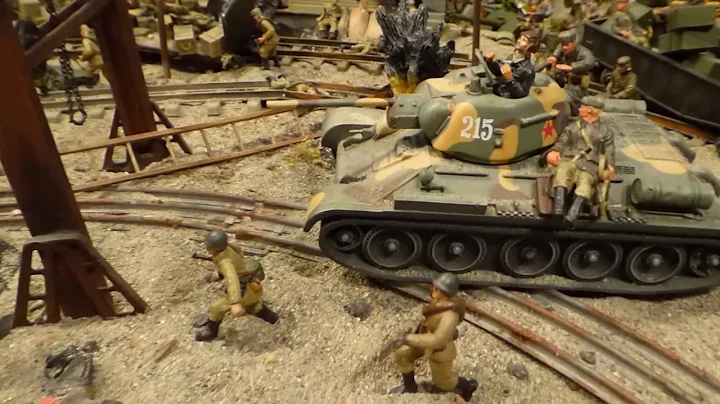 WWII Railway  battle - Diorama - Youtube